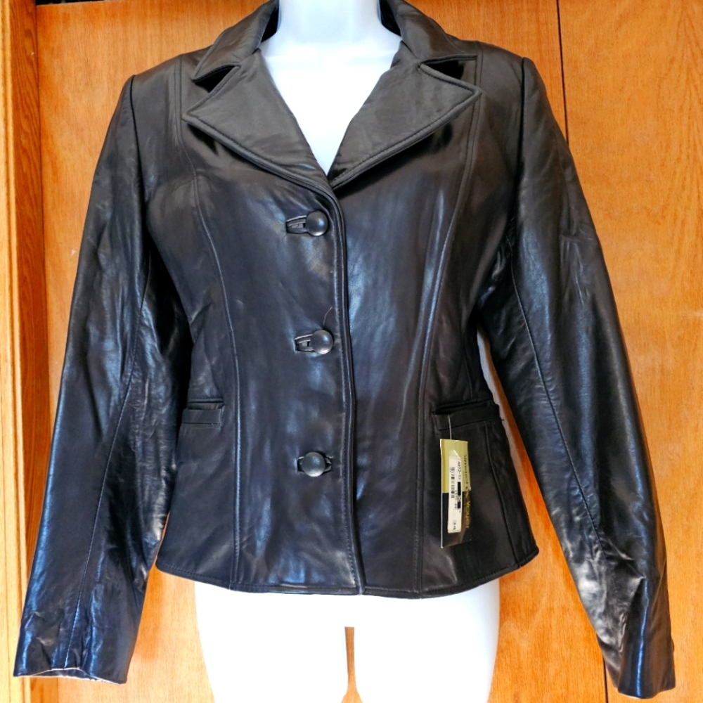 Top quality Simard and Voyer leather jacket.  NWT